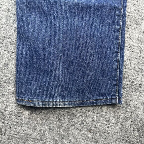 Vintage 80s Levis 549 Jeans 36x34 Made in USA Whiskering Wallet Fade Leather Tab - Picture 13 of 16